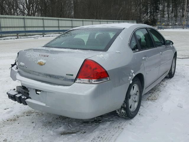 2G1WG5EKXB1231629 - 2011 CHEVROLET IMPALA LT SILVER photo 4