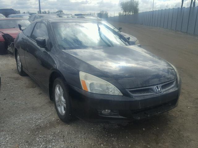 1HGCM72647A000326 - 2007 HONDA ACCORD EX BLACK photo 1