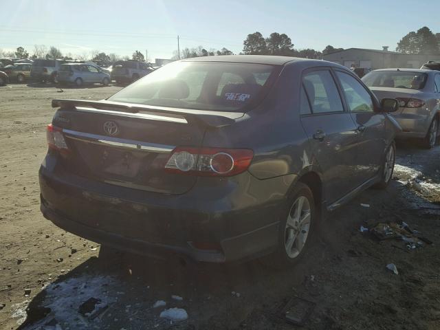 5YFBU4EE8DP143220 - 2013 TOYOTA COROLLA BA GRAY photo 4