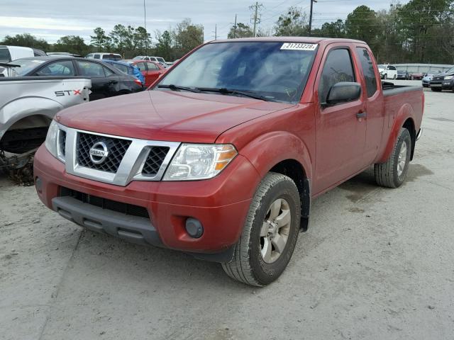 1N6AD0CU5CC459290 - 2012 NISSAN FRONTIER S RED photo 2