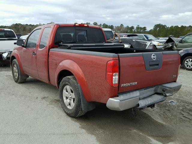 1N6AD0CU5CC459290 - 2012 NISSAN FRONTIER S RED photo 3