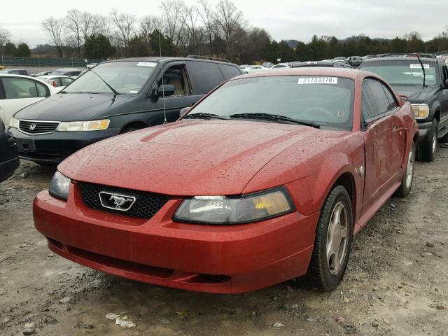 1FAFP40464F115615 - 2004 FORD MUSTANG RED photo 2