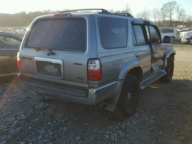 JT3GN86R720230906 - 2002 TOYOTA 4RUNNER SR SILVER photo 4