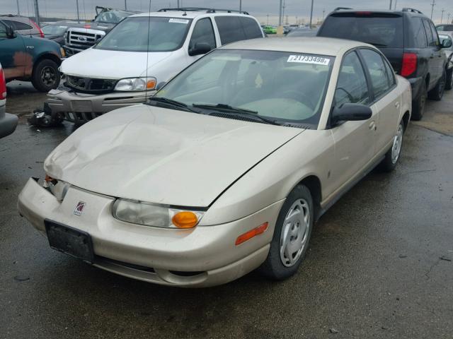 1G8ZK52701Z347988 - 2001 SATURN SL2 GOLD photo 2