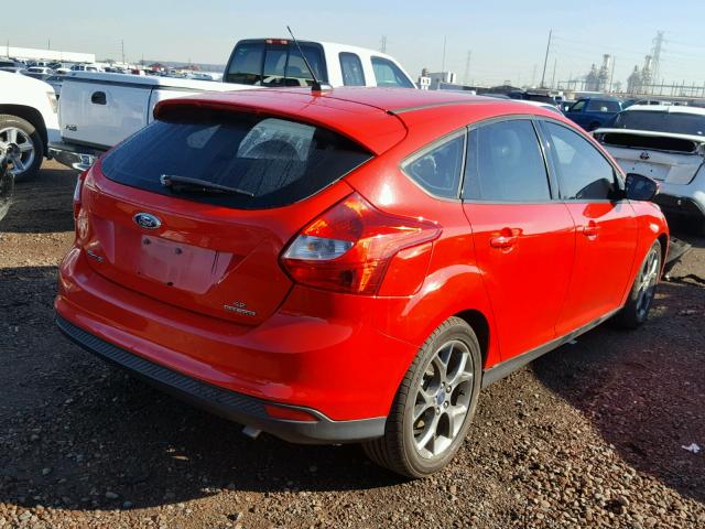 1FADP3K24EL145924 - 2014 FORD FOCUS SE RED photo 4