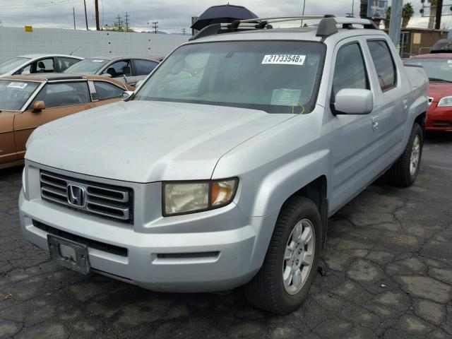 2HJYK16586H513521 - 2006 HONDA RIDGELINE SILVER photo 2