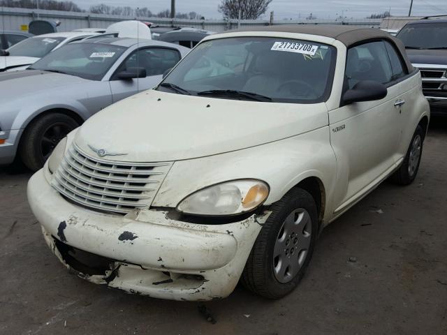 3C3AY75S15T327117 - 2005 CHRYSLER PT CRUISER CREAM photo 2