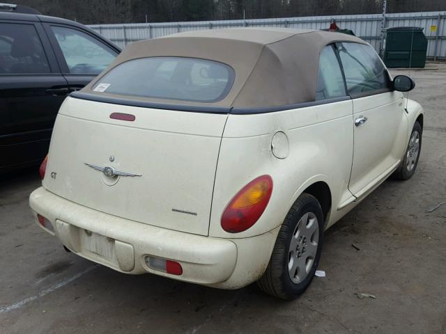 3C3AY75S15T327117 - 2005 CHRYSLER PT CRUISER CREAM photo 4