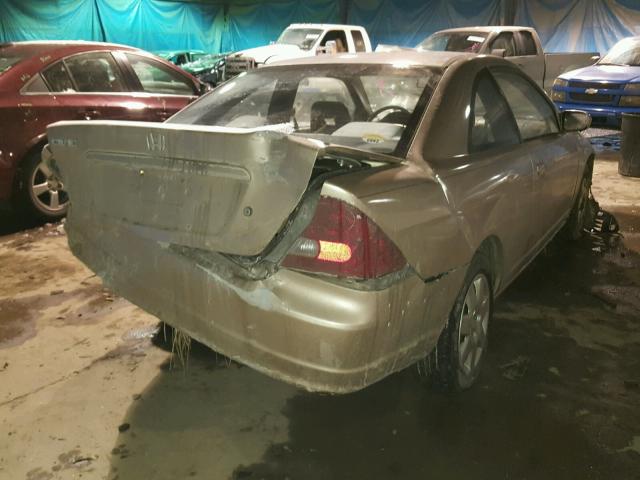 1HGEM22942L024130 - 2002 HONDA CIVIC EX TAN photo 4