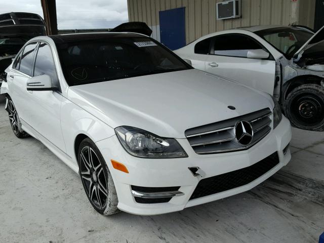 WDDGF4HBXDR246491 - 2013 MERCEDES-BENZ C 250 WHITE photo 1