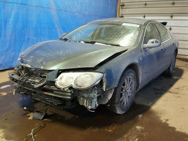 2C3HE66G52H132203 - 2002 CHRYSLER 300M GREEN photo 2