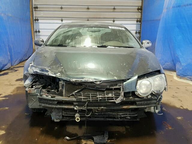 2C3HE66G52H132203 - 2002 CHRYSLER 300M GREEN photo 9