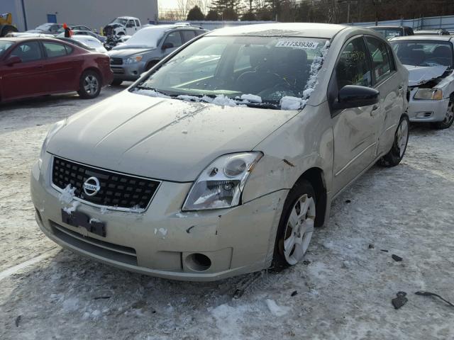 3N1AB61E68L633115 - 2008 NISSAN SENTRA 2.0 TAN photo 2