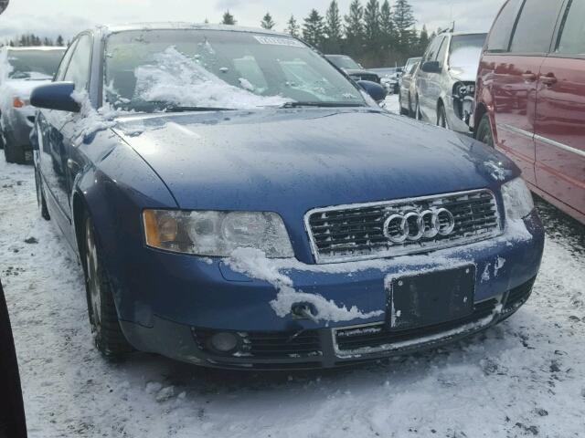 WAULC68E22A158955 - 2002 AUDI A4 1.8T QU BLUE photo 1