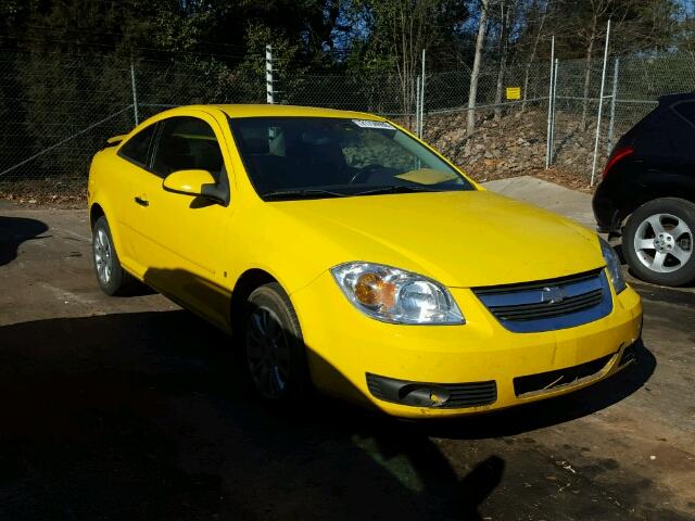 1G1AT18H197223060 - 2009 CHEVROLET COBALT LT YELLOW photo 1