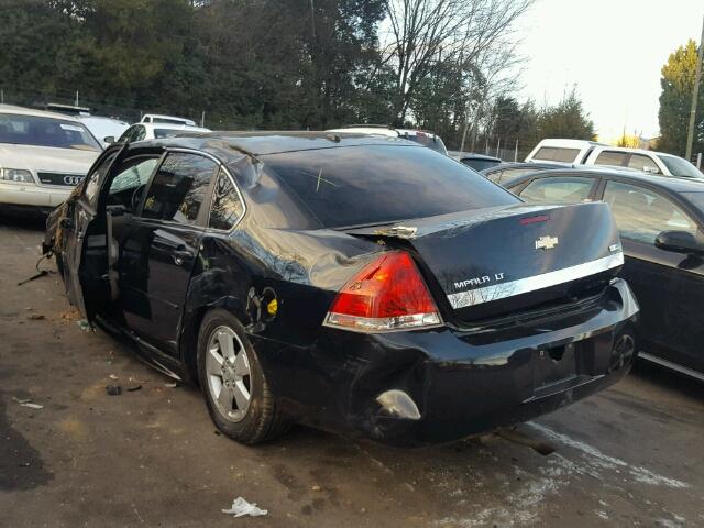 2G1WB5EKXA1223334 - 2010 CHEVROLET IMPALA LT BLACK photo 3