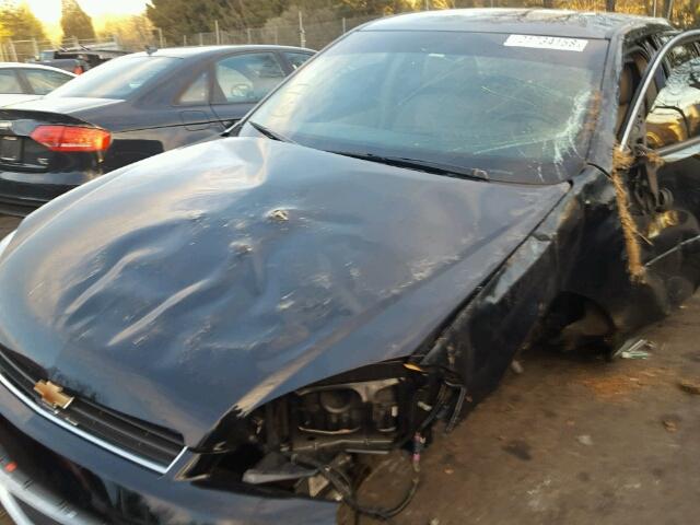 2G1WB5EKXA1223334 - 2010 CHEVROLET IMPALA LT BLACK photo 9