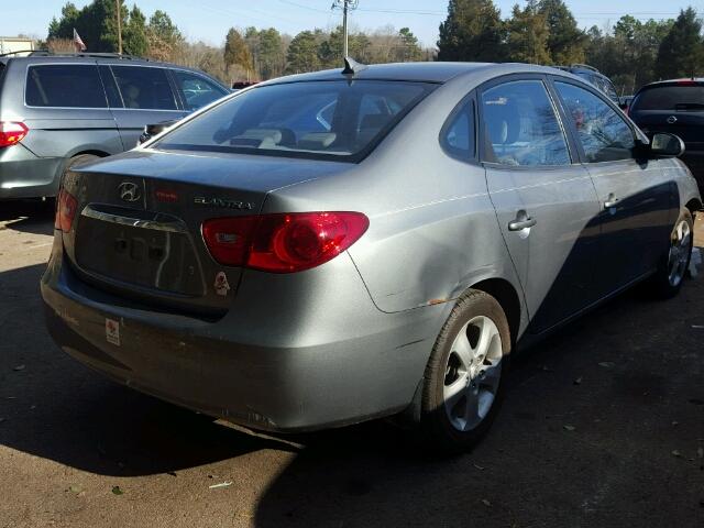 KMHDU4AD0AU873946 - 2010 HYUNDAI ELANTRA BL GRAY photo 4