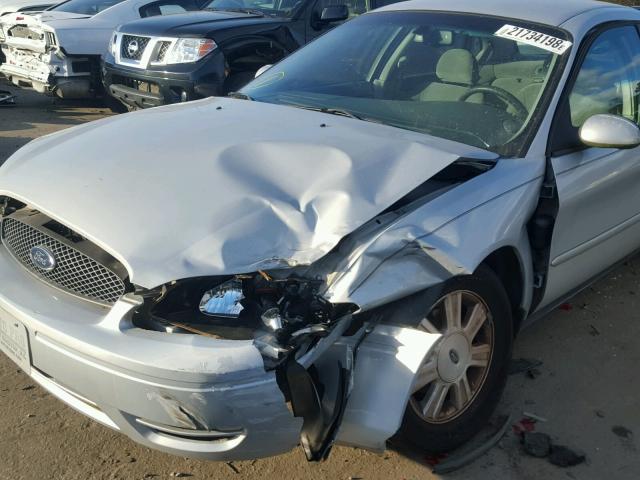 1FAFP56U17A201851 - 2007 FORD TAURUS SEL SILVER photo 9