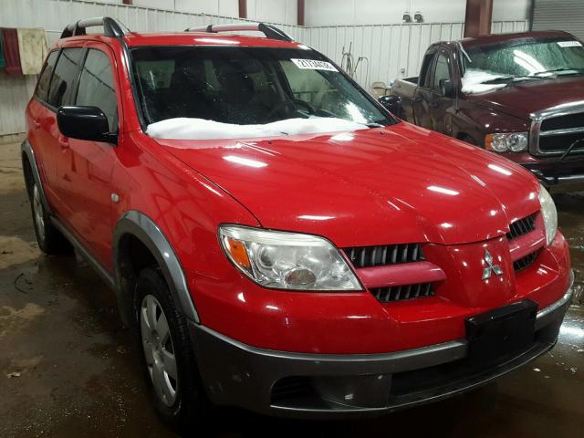 JA4LZ31F85U031322 - 2005 MITSUBISHI OUTLANDER RED photo 1