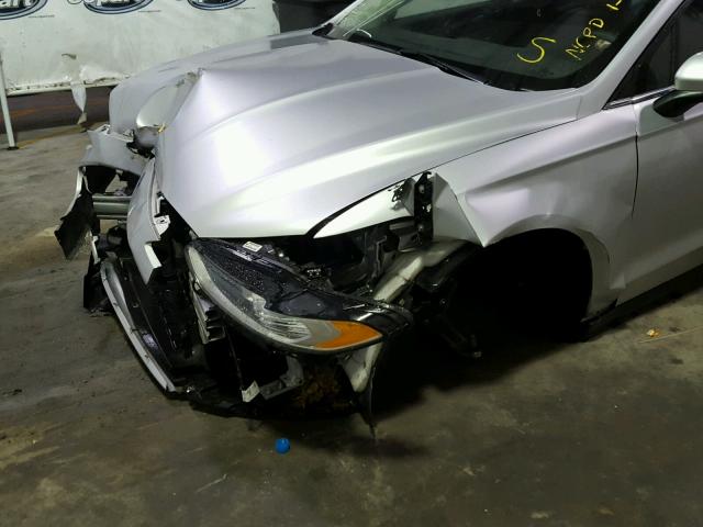 3FA6P0G73ER349272 - 2014 FORD FUSION S SILVER photo 9