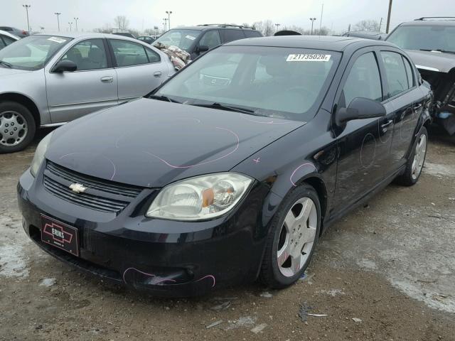 1G1AF5F51A7119549 - 2010 CHEVROLET COBALT 2LT BLACK photo 2