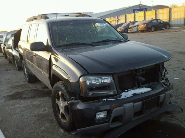 1GNET16S546100987 - 2004 CHEVROLET TRAILBLAZE GRAY photo 1