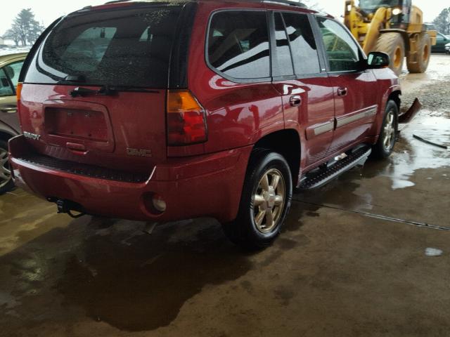 1GKDS13S922311582 - 2002 GMC ENVOY MAROON photo 4