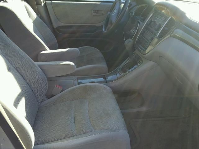 JTEGD21A330052468 - 2003 TOYOTA HIGHLANDER SILVER photo 5