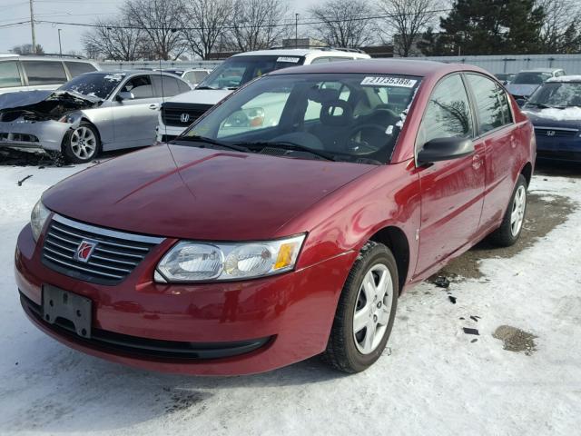 1G8AJ55F26Z147124 - 2006 SATURN ION LEVEL RED photo 2