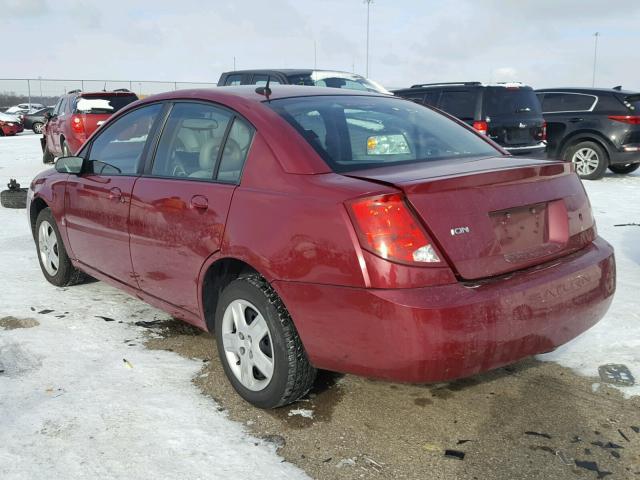 1G8AJ55F26Z147124 - 2006 SATURN ION LEVEL RED photo 3