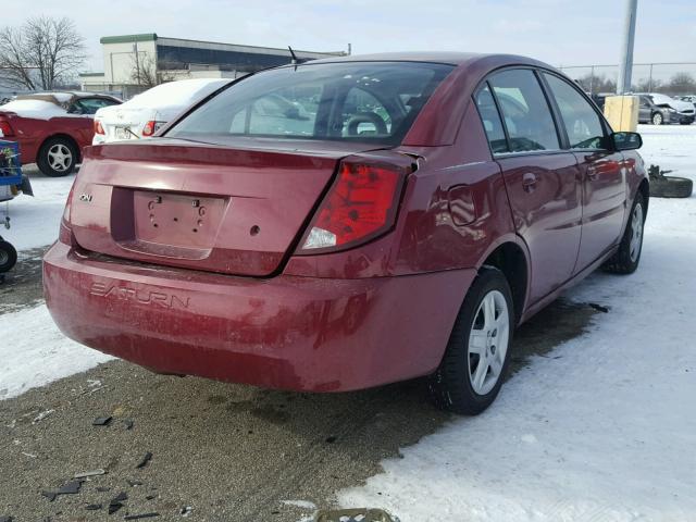 1G8AJ55F26Z147124 - 2006 SATURN ION LEVEL RED photo 4