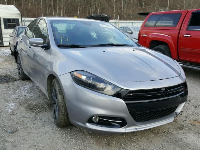 1C3CDFBB1GD531606 - 2016 DODGE DART SXT SILVER photo 1