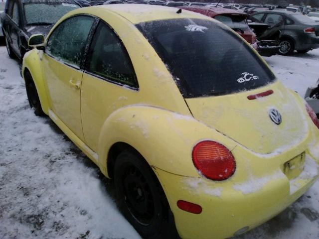 3VWBC21C7XM457364 - 1999 VOLKSWAGEN NEW BEETLE YELLOW photo 3