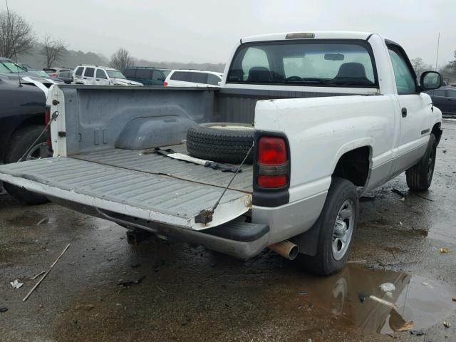 1B7HC16X01S230146 - 2001 DODGE RAM 1500 WHITE photo 4