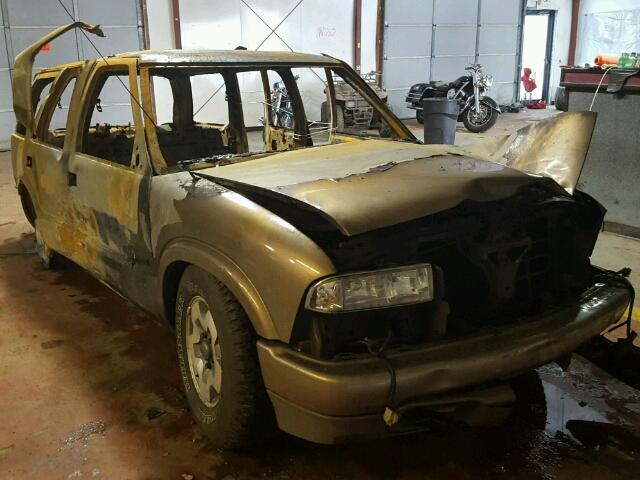 1GNDT13X03K116886 - 2003 CHEVROLET BLAZER BURN photo 1