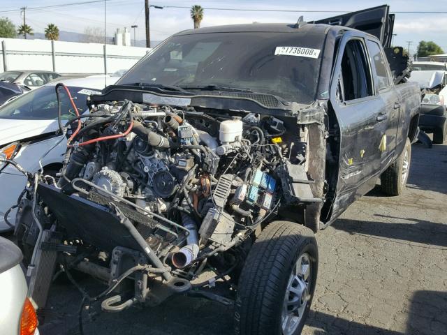 1GC1KVE83FF596401 - 2015 CHEVROLET SILVERADO GRAY photo 2