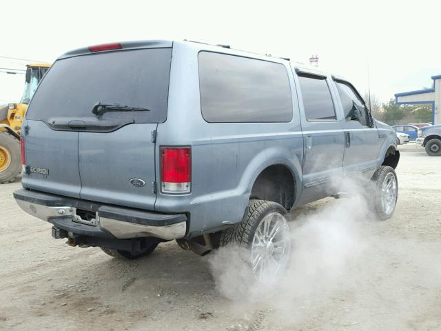 1FMNU41S0YED96104 - 2000 FORD EXCURSION GRAY photo 4