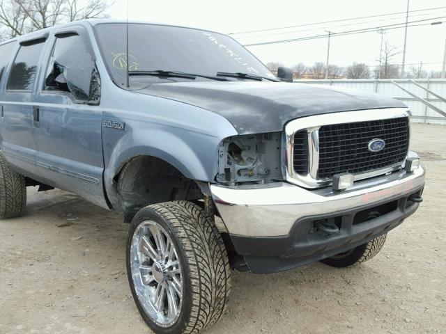 1FMNU41S0YED96104 - 2000 FORD EXCURSION GRAY photo 9