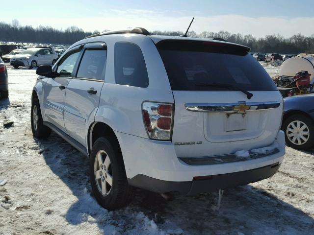 2CNDL13F076249376 - 2007 CHEVROLET EQUINOX LS WHITE photo 3