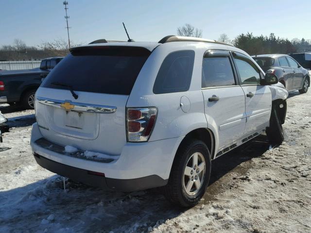 2CNDL13F076249376 - 2007 CHEVROLET EQUINOX LS WHITE photo 4