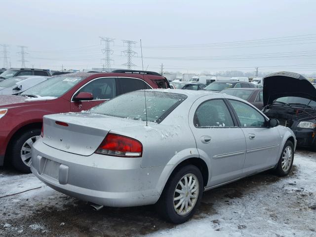 1C3EL46U31N667099 - 2001 CHRYSLER SEBRING LX SILVER photo 4