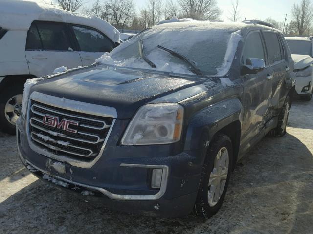 2GKFLUE39G6156653 - 2016 GMC TERRAIN SL BLUE photo 2