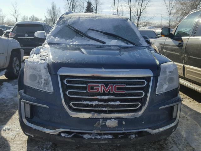 2GKFLUE39G6156653 - 2016 GMC TERRAIN SL BLUE photo 9