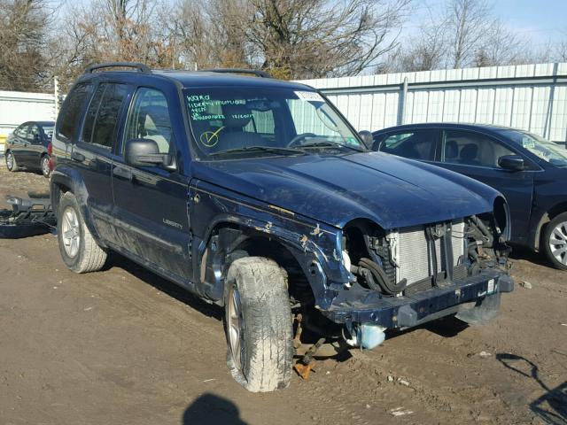 1J4GL58K24W207379 - 2004 JEEP LIBERTY LI BLUE photo 1