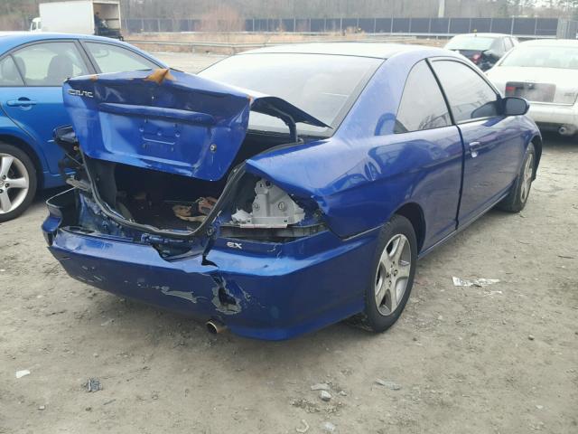 1HGEM21984L016357 - 2004 HONDA CIVIC EX BLUE photo 4