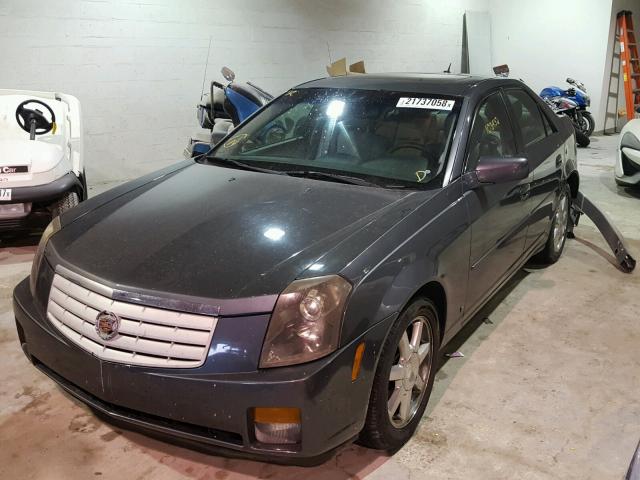 1G6DM57T470136244 - 2007 CADILLAC CTS CHARCOAL photo 2