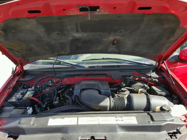 1FTRX18L4YNC18349 - 2000 FORD F150 RED photo 7