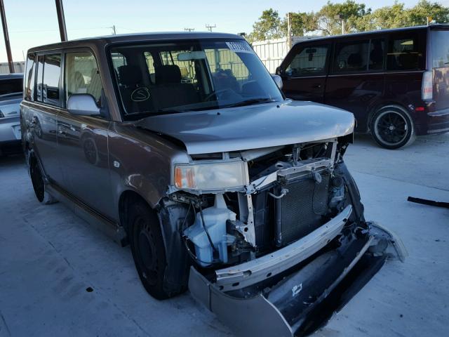 JTLKT324250178599 - 2005 TOYOTA SCION XB GRAY photo 1