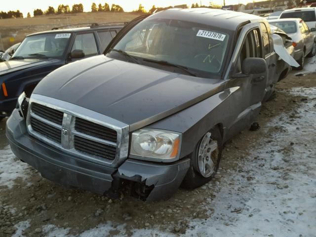 1D7HW48K97S118244 - 2007 DODGE DAKOTA QUA GRAY photo 2